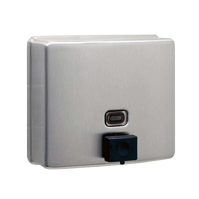 Bobrick 4112 - ConturaSeries Surface-Mounted Soap Dispenser, 40oz- Stainless Steel Satin