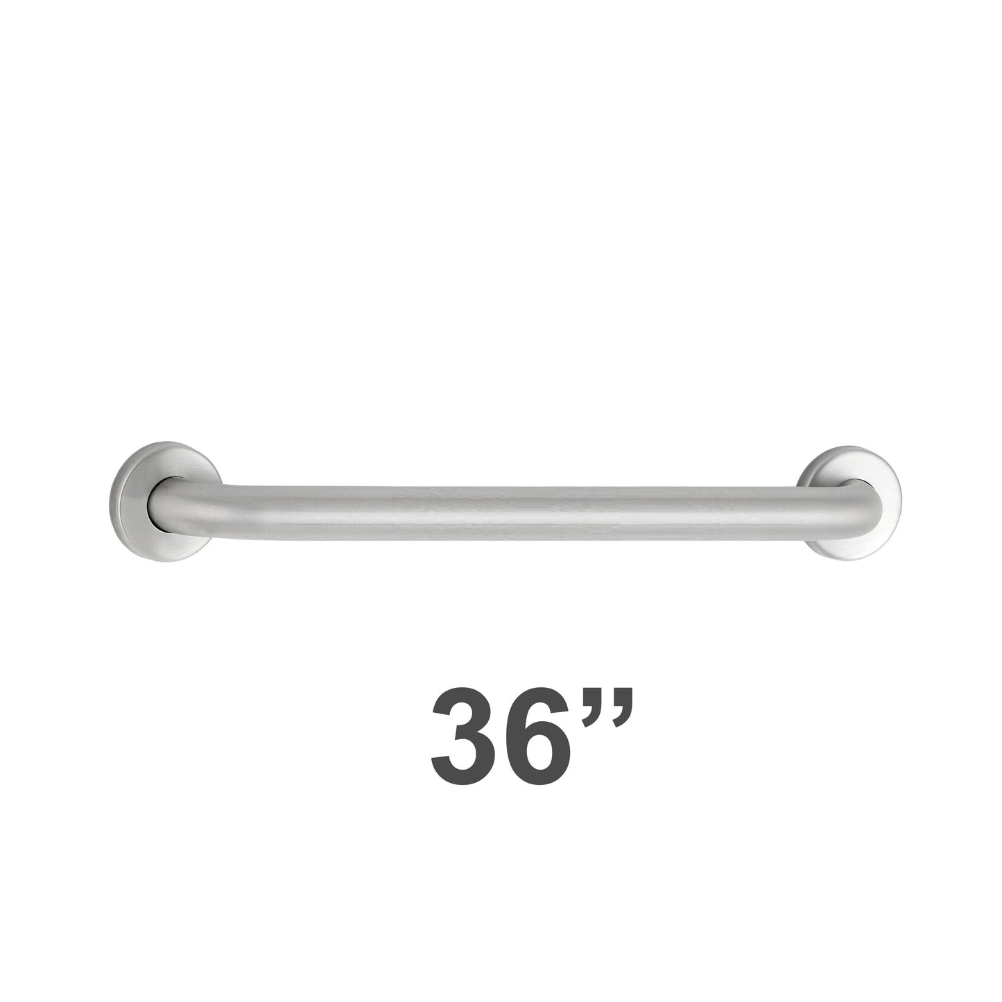 Bobrick 5806x36 - 1-1/4" Diameter 36"  Length Straight Grab Bar in Satin Stainless Steel