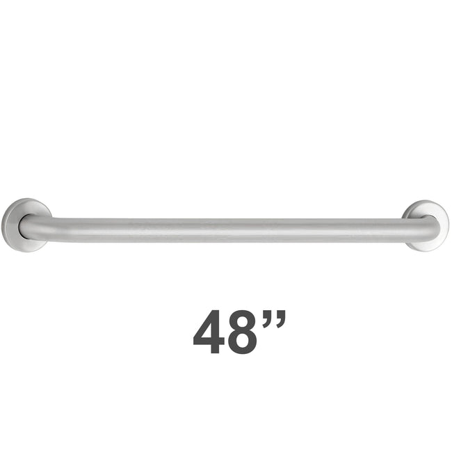 Bobrick 5806x48 - 1-1/4" Diameter 48"  Length Straight Grab Bar in Satin Stainless Steel