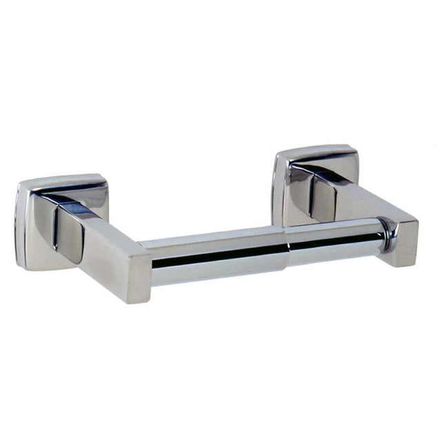 Bobrick 76857 - Surface Mounted Single Roll Toilet Tissue Dispenser in Satin Stainless Steel