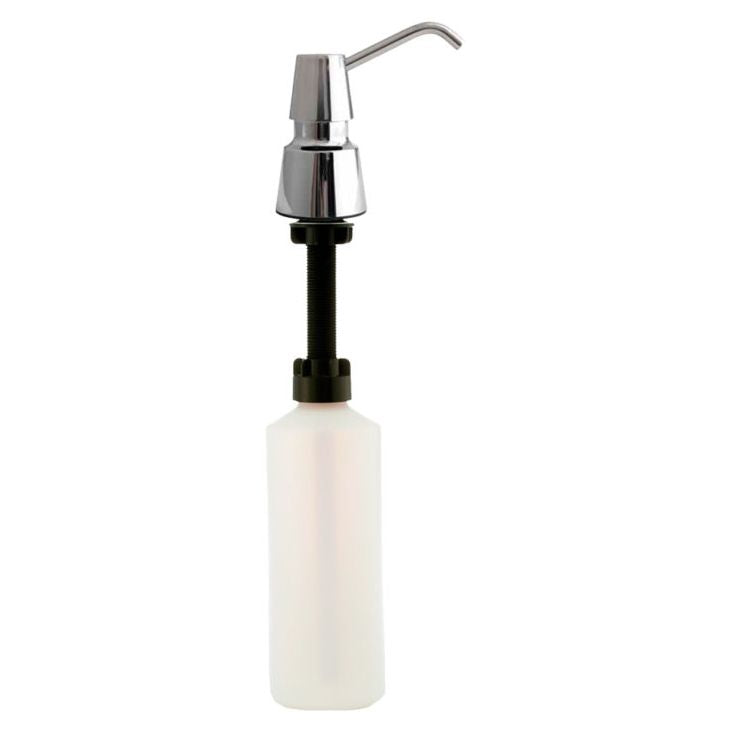 Bobrick 823 - 4" Spout, Top-Fill 34oz. Manual Foam Soap Dispenser in Polished Stainless