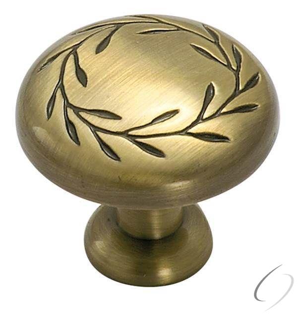 Amerock BP1581EB 1-5/16" (33 mm) Nature's Splendor Inspirations Cabinet Knob Elegant Brass Finish