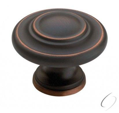 Amerock BP15862ORB-10PACK Pack of 10 1-3/4" (44 mm) Diameter Inspirations Cabinet Knob Oil Rubbed Br