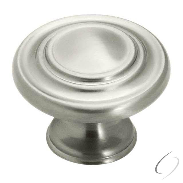 Amerock BP1586G10-2PACK Pack of 2 1-5/16" (33 mm) Diameter Inspirations Cabinet Knob Satin Nickel Fi