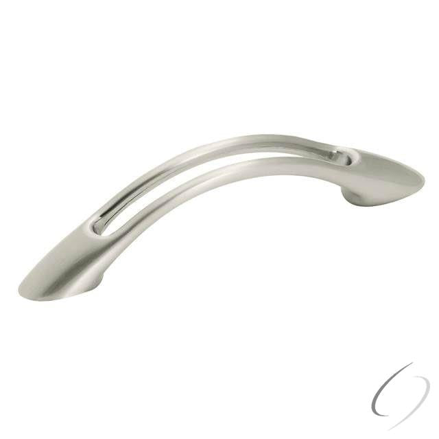 Amerock BP19259G10 3" (76 mm) Center to Center Essential'Z Cabinet Pull Satin Nickel Finish