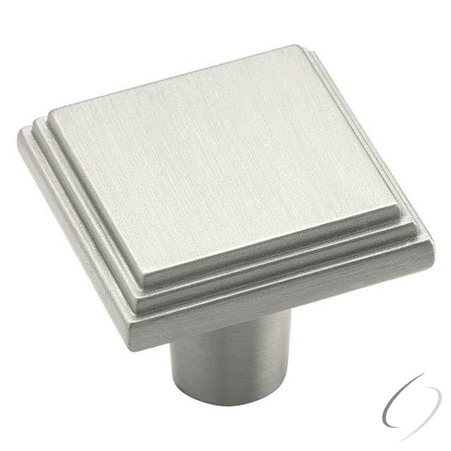 Amerock BP26117G10 1-1/16" (27 mm) Manor Cabinet Knob Satin Nickel Finish