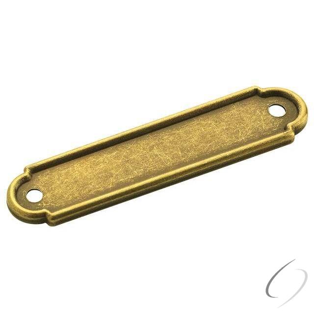 BP3422BB-10PACK Pack of 10 Allison Backplate Burnished Brass Finish