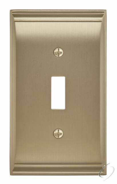 BP36500BBZ 4-9/10" x 2-9/10" Candler Single Toggle Wall Plate Golden Champagne Finish