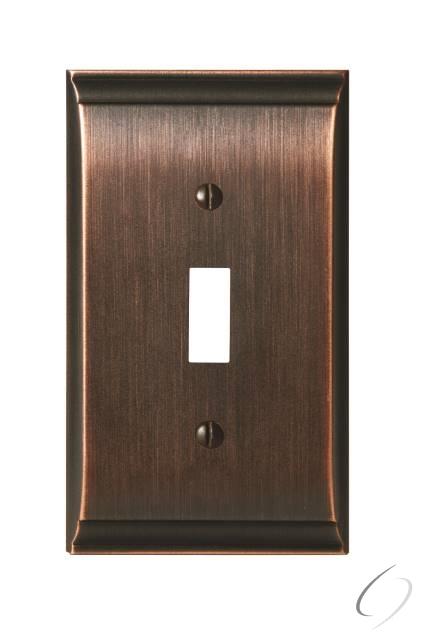 BP36500ORB 4-9/10" x 2-9/10" Candler Single Toggle Wall Plate Oil Rubbed Bronze Finish