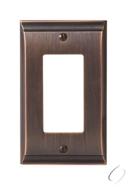 BP36504ORB 4-9/10" x 2-9/10" Candler Single Rocker Wall Plate Oil Rubbed Bronze Finish