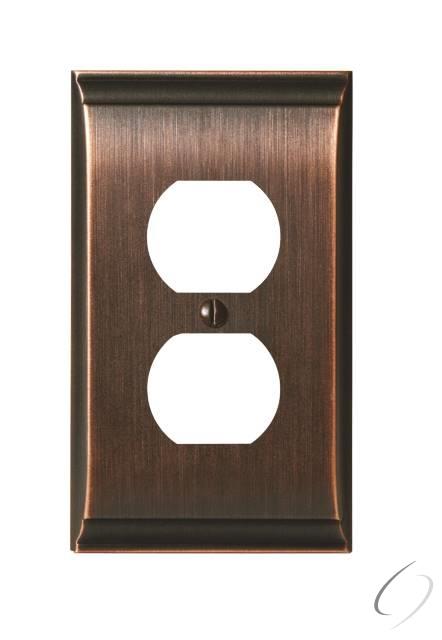 BP36508ORB 11-3/5" x 6-3/10" Candler Single Outlet Wall Plate Oil Rubbed Bronze Finish