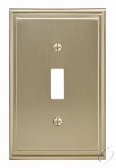 BP36514BBZ 11-3/5" x 6-3/10" Mulholland Single Toggle Wall Plate Golden Champagne Finish
