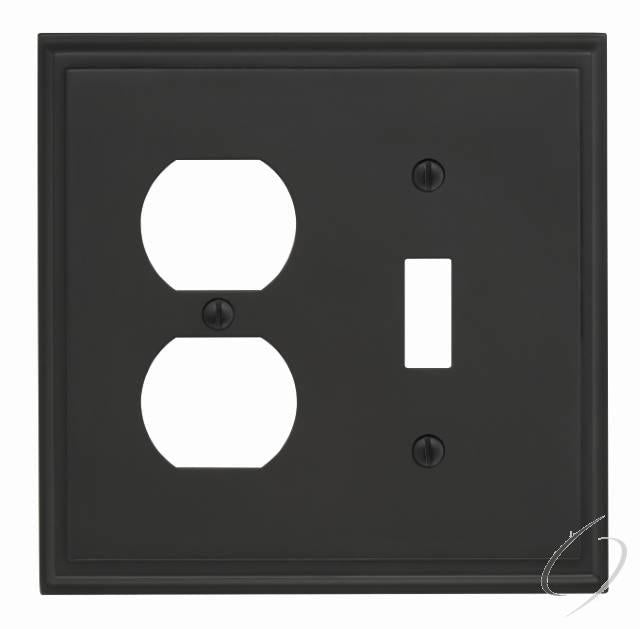 BP36524BBR 11-3/5" x 6-3/10" Mulholland Outlet and Toggle Wall Plate Black Bronze Finish