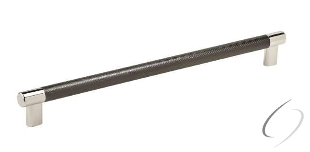 Amerock BP36561PNGM 12-5/8" (320 mm) Center to Center Esquire Cabinet Pull Bright Nickel by Gunmetal