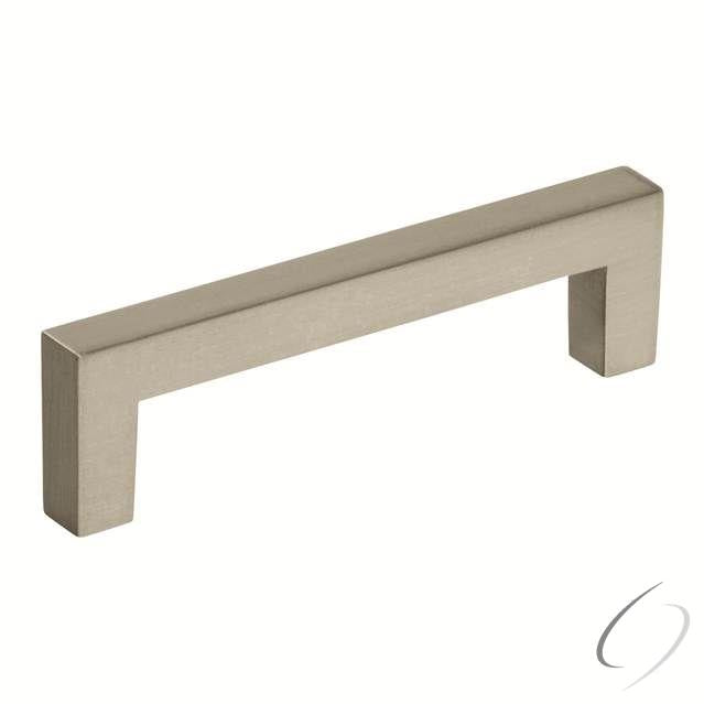 Amerock BP36570G10 3-3/4" (96 mm) Monument Cabinet Pull Satin Nickel Finish