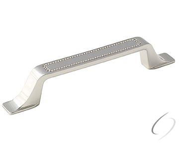 Amerock BP36585PN 5-1/16" (128 mm) Center to Center Carolyne Beaded Cabinet Pull Bright Nickel Finis