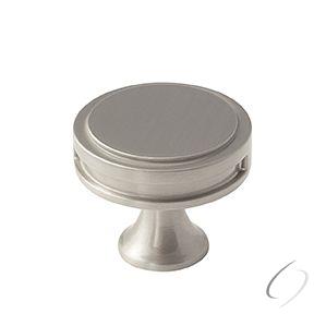 Amerock BP36603G10 1-3/8" (35 mm) Oberon Cabinet Knob Satin Nickel Finish