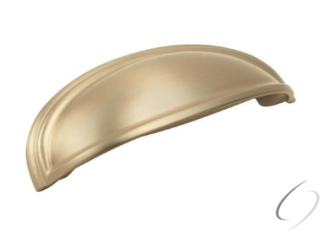 Amerock BP36640BBZ 3" (76 mm) and 4" (102 mm) Center to Center Ashby Cup Pull Golden Champagne Finis