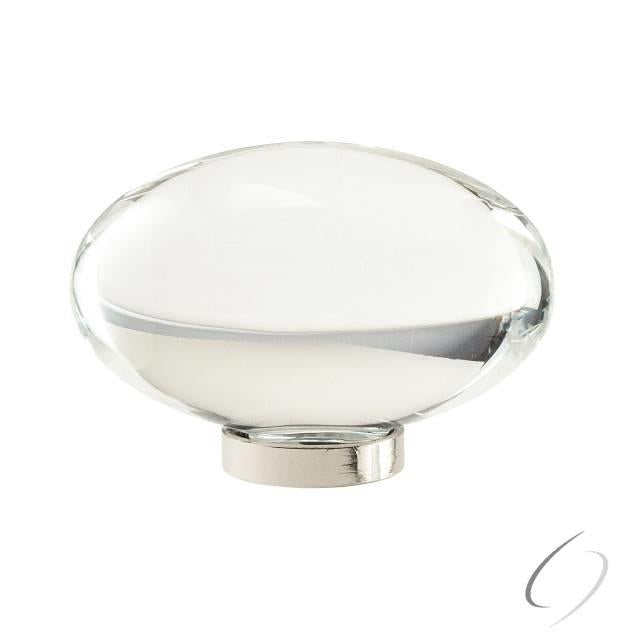 Amerock BP36651CPN 1-3/4" (44 mm) Round Glacio Crystal Cabinet Knob Bright Nickel Finish