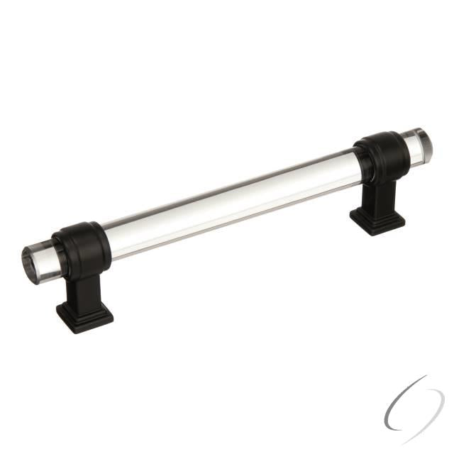 Amerock BP36655CBBR 5-1/16" (128 mm) Center to Center Glacio Clear Crystal Cabinet Pull Black Bronze