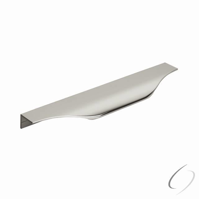 Amerock BP36745PN Aloft Edge Cabinet Pull with 6-9/16" Center to Center Bright Nickel Finish