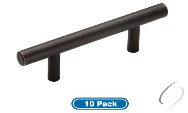 Amerock BP40515ORB-10PACK Pack of 10 3" (76 mm) Center to Center Bar Cabinet Pull Oil Rubbed Bronze