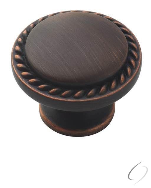 Amerock BP53001ORB 1-3/16" (30 mm) Diameter Allison Value Cabinet Knob Oil Rubbed Bronze Finish