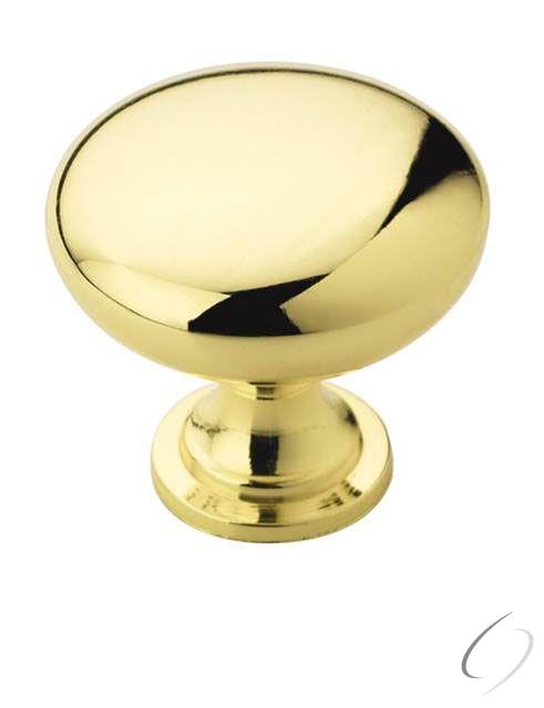 Amerock BP530053-10PACK Pack of 10 1-1/4" (32 mm) Diameter Allison Value Cabinet Knob Bright Brass F