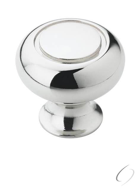 Amerock BP5301126 1-1/4" (32 mm) Diameter Allison Value Cabinet Knob Bright Chrome Finish
