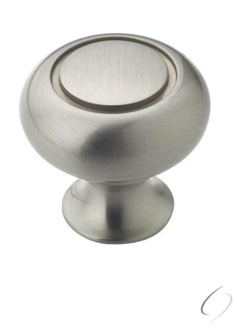 Amerock BP53011G10 1-1/4" (32 mm) Diameter Allison Value Cabinet Knob Satin Nickel Finish