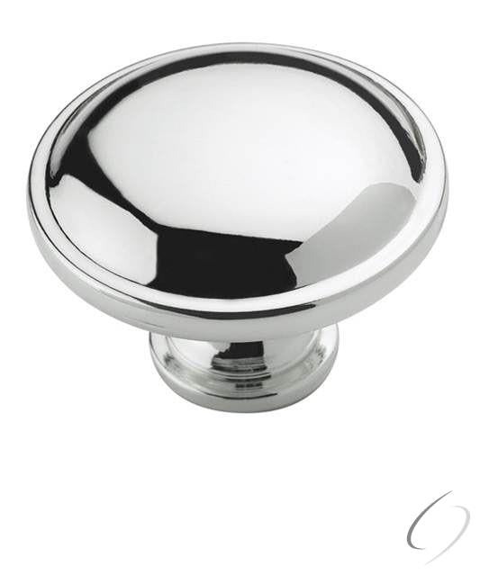 Amerock BP5301526 1-1/4" (32 mm) Diameter Allison Value Cabinet Knob Bright Chrome Finish