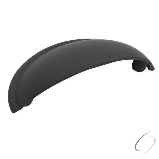 Amerock BP53019FB 2-1/2" (64 mm) Center to Center Allison Cabinet Cup Pull Flat Black Finish