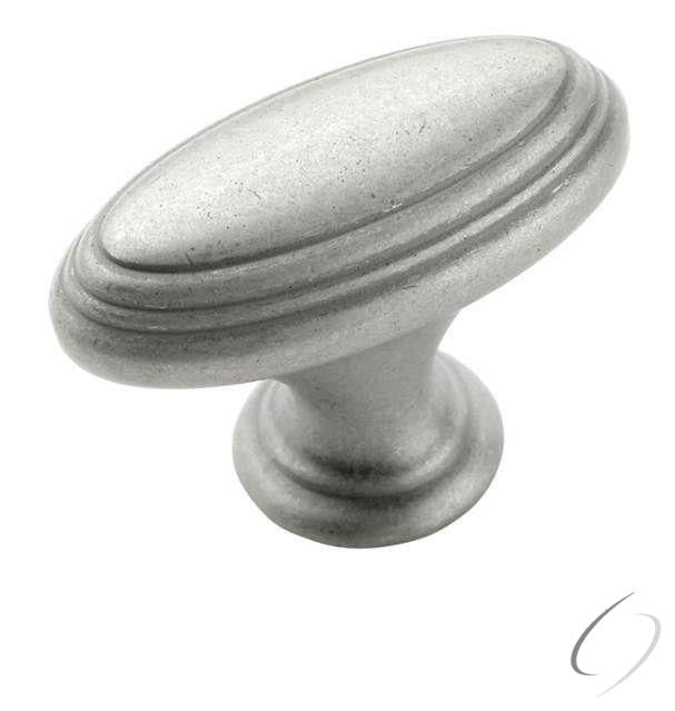 Amerock BP53032WN-10PACK Pack of 10 1-7/16" (37 mm) Mulholland T-Knob Weathered Nickel Finish