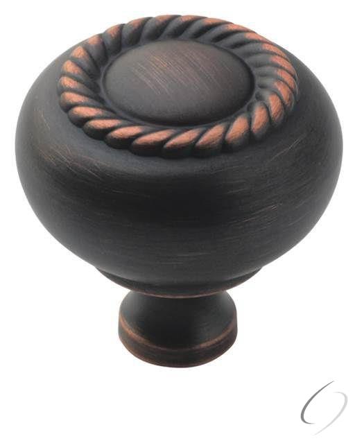 Amerock BP53471ORB-10PACK Pack of 10 1-1/4" (32 mm) Diameter Allison Value Cabinet Knob Oil Rubbed B