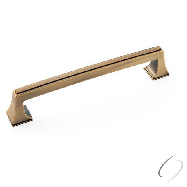 Amerock BP53530GB 6-5/16" (160 mm) Center to Center Mulholland Cabinet Pull Gilded Bronze Finish
