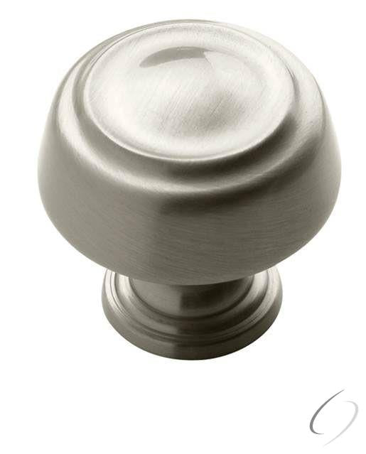 Amerock BP53700G10 1-3/16" (30 mm) Diameter Kane Cabinet Knob Satin Nickel Finish