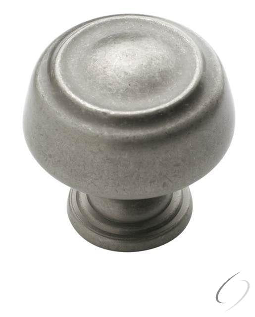 Amerock BP53700WN 1-3/16" (30 mm) Diameter Kane Cabinet Knob Weathered Nickel Finish