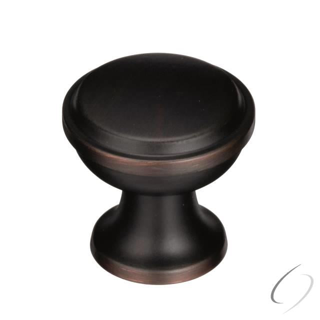 Amerock BP53718ORB 1-3/16" (30 mm) Westerly Cabinet Knob Oil Rubbed Bronze Finish