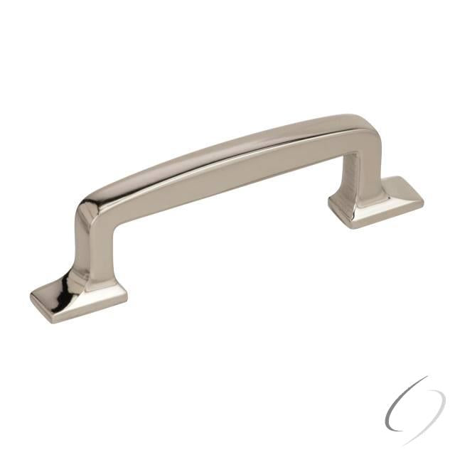 Amerock BP53719PN 3" (76 mm) Center to Center Westerly Cabinet Pull Bright Nickel Finish
