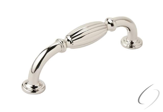 Amerock BP55223PN 3-3/4" (96 mm) Center to Center Blythe Cabinet Pull Bright Nickel Finish