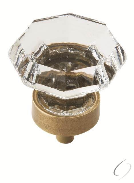 Amerock BP55268CGB 1-5/16" (33 mm) Diameter Traditional Classics Cabinet Knob Crystal / Gilded Bronz