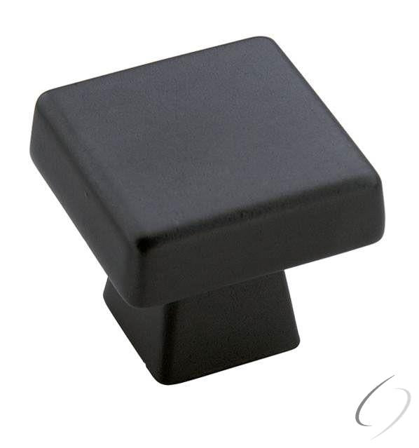 Amerock BP55271BBR 1-3/16" (30 mm) Blackrock Square Cabinet Knob Black Bronze Finish