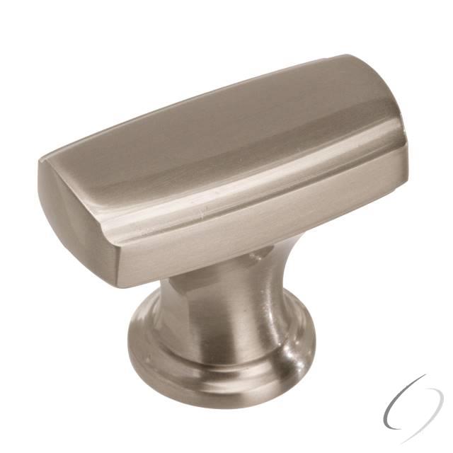 Amerock BP55311G10 1-3/8" (35 mm) Highland Ridge Rectangular Cabinet Knob Satin Nickel Finish