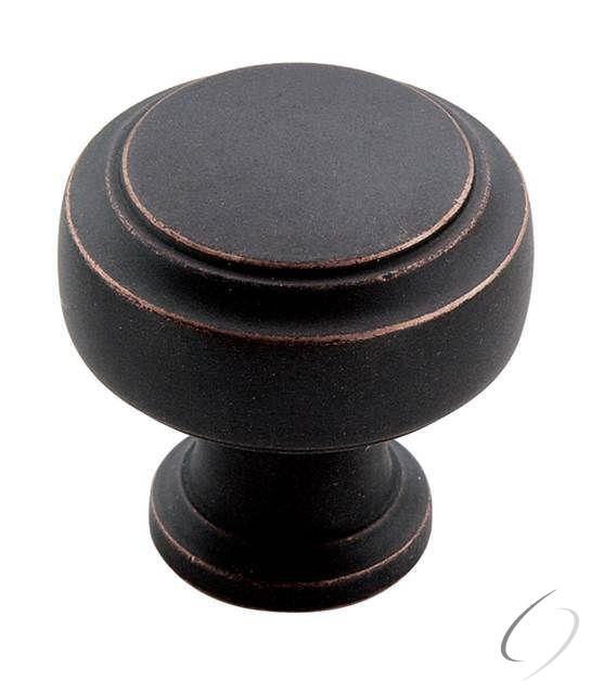 Amerock BP55312DOB 1-3/16" (30 mm) Highland Ridge Rectangular Cabinet Knob Dark Oiled Bronze Finish