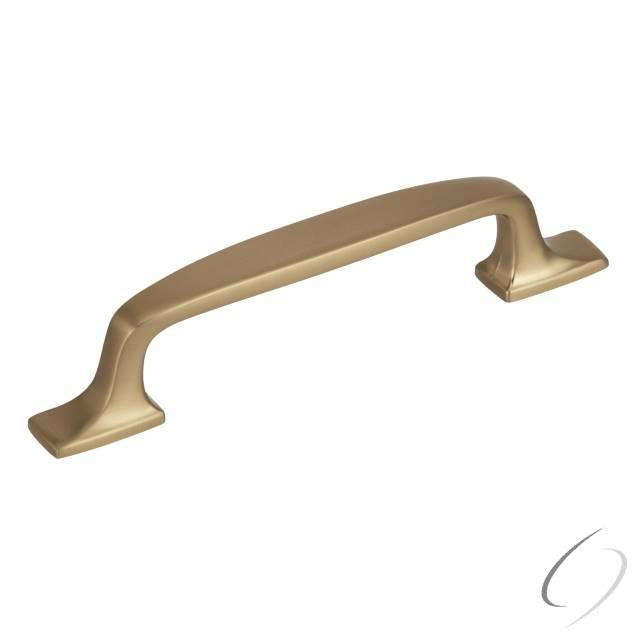 Amerock BP55317BBZ 3-3/4" (96 mm) Center to Center Highland Ridge Cabinet Pull Golden Champagne Fini