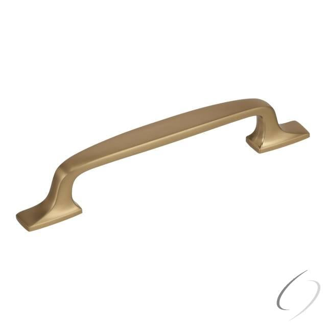 Amerock BP55319BBZ 5-1/16" (128 mm) Center to Center Highland Ridge Cabinet Pull Golden Champagne Fi