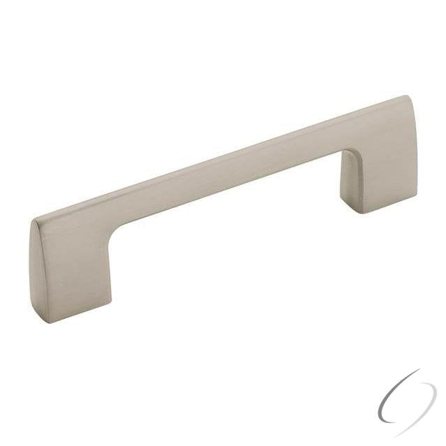 Amerock BP55365G10 3-3/4" (96 mm) Center to Center Riva Cabinet Pull Satin Nickel Finish
