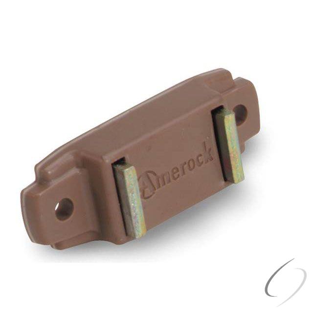BP97653PT Magnetic Catch Bright Brass / Plastic Tan Finish