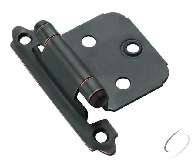 Amerock BPR3429ORB Variable Overlay Self Closing Face Mount Cabinet Hinge 2 Pack Oil Rubbed Bronze F