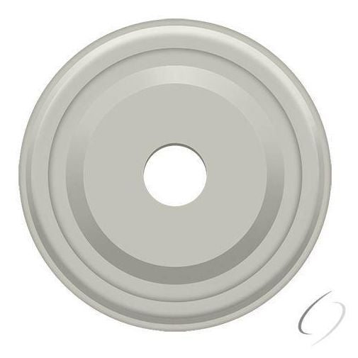 BPRC100U15 Base Plate for Knobs; 1" Diameter; Satin Nickel Finish